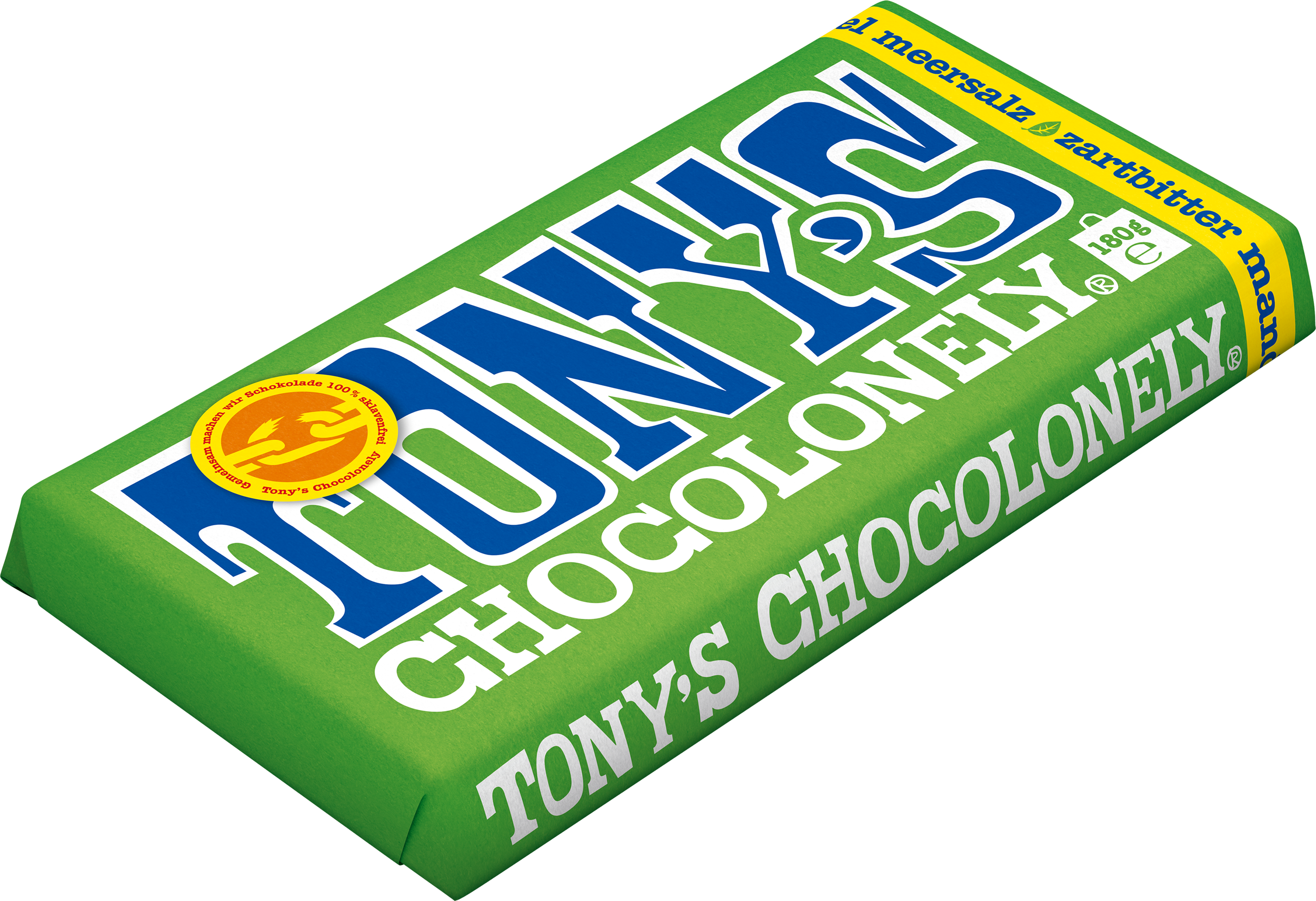 Zartbitterschokolade 51% Mandel Meersalz-Tonys Chocolonely Austria