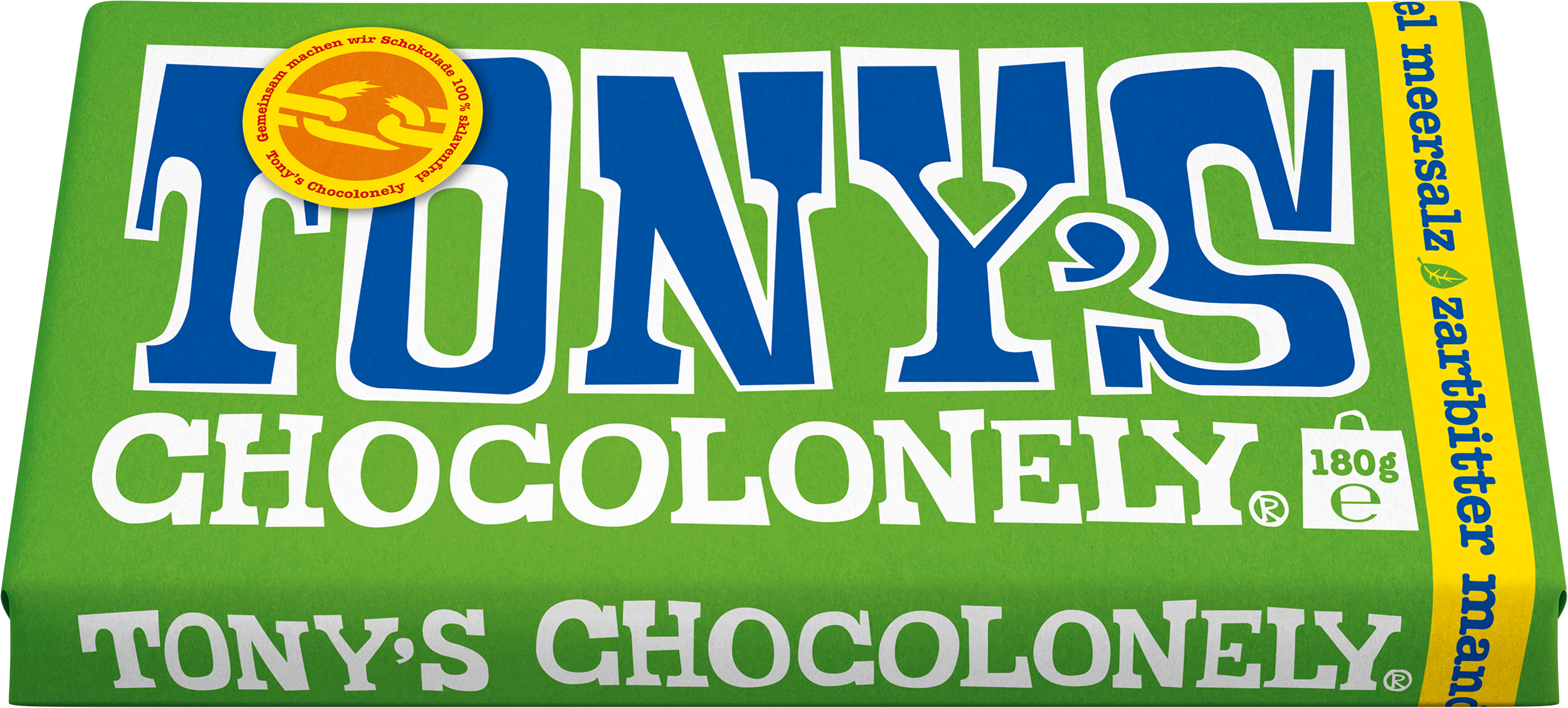 Zartbitterschokolade 51% Mandel Meersalz-Tonys Chocolonely Austria