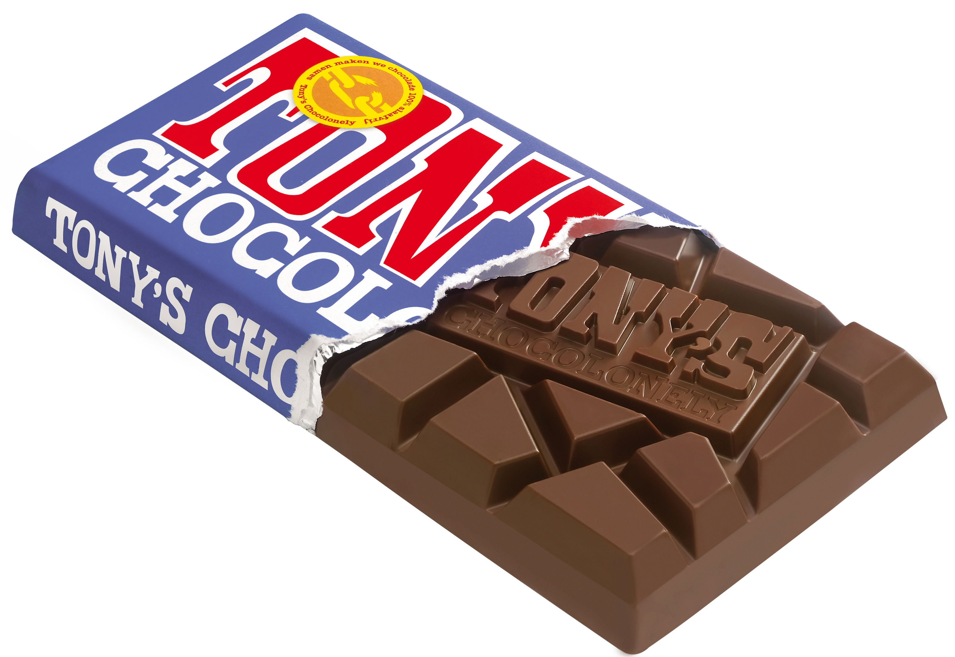 Dunkle Vollmilchschokolade 42% Brezel Toffee-Tonys Chocolonely Austria