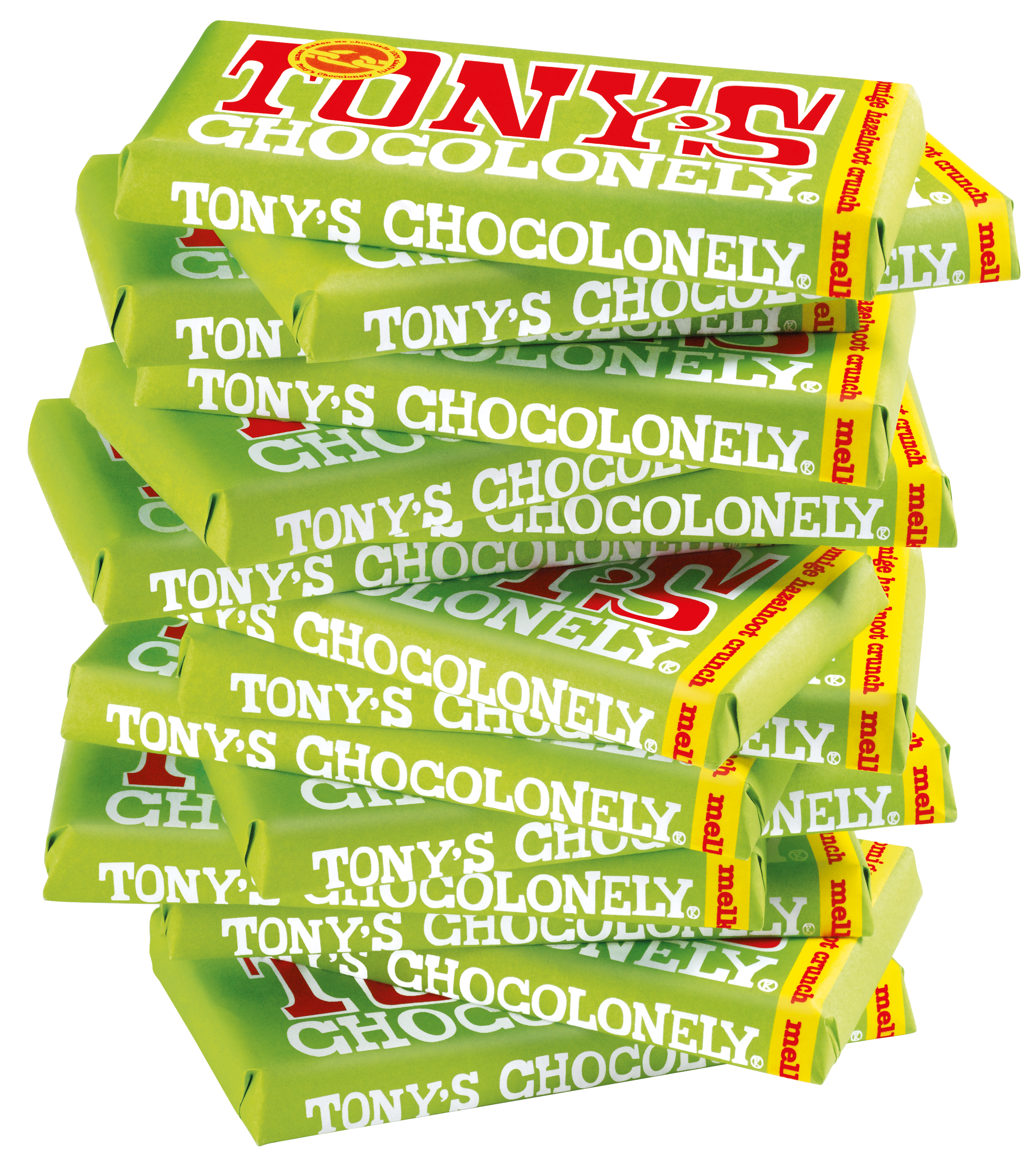 Vollmilchschokolade 32 % cremiger Haselnuss Crunch-Tonys Chocolonely Austria