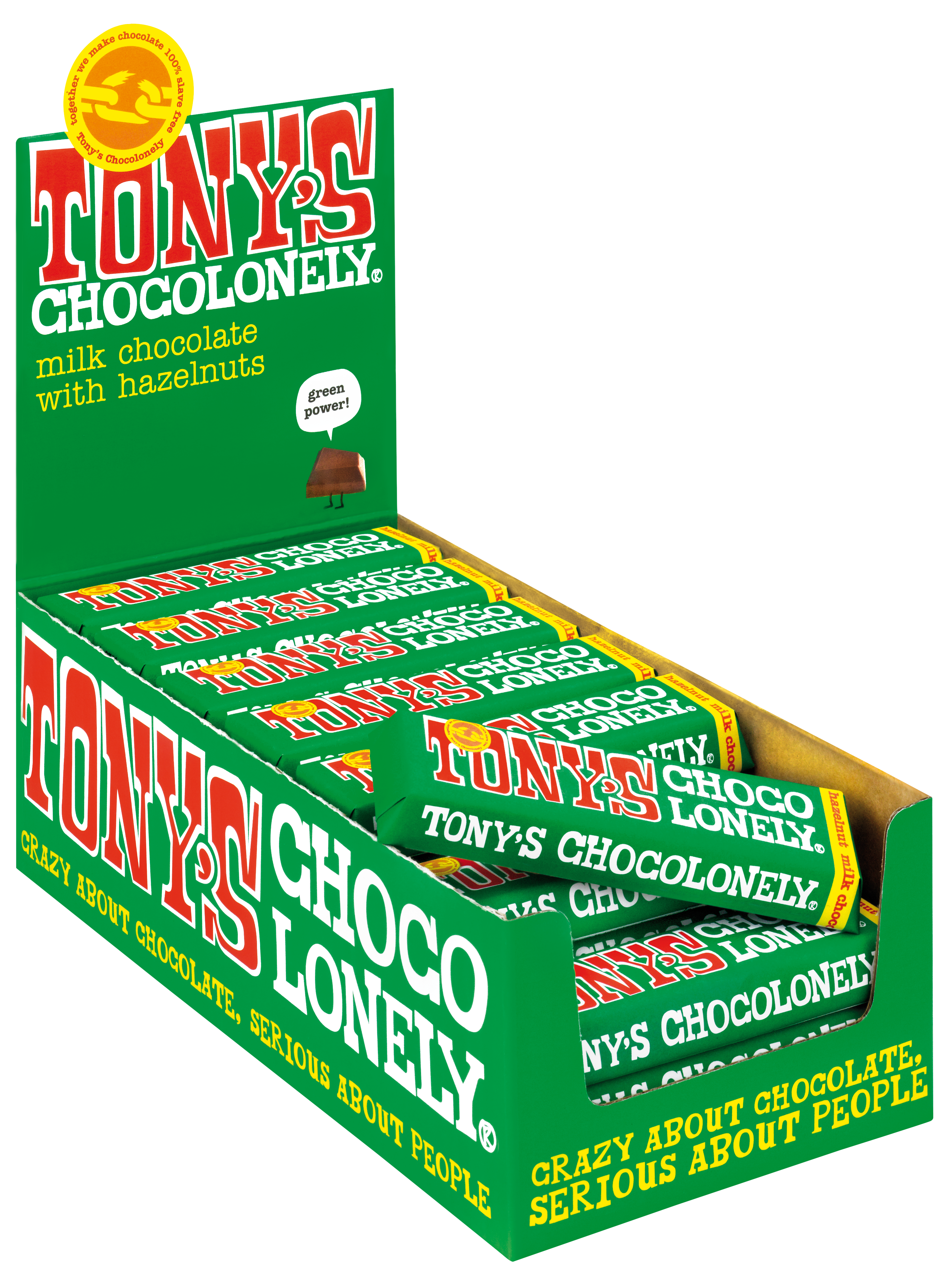 Vollmilchschokolade 32% Haselnuss-Tonys Chocolonely Austria