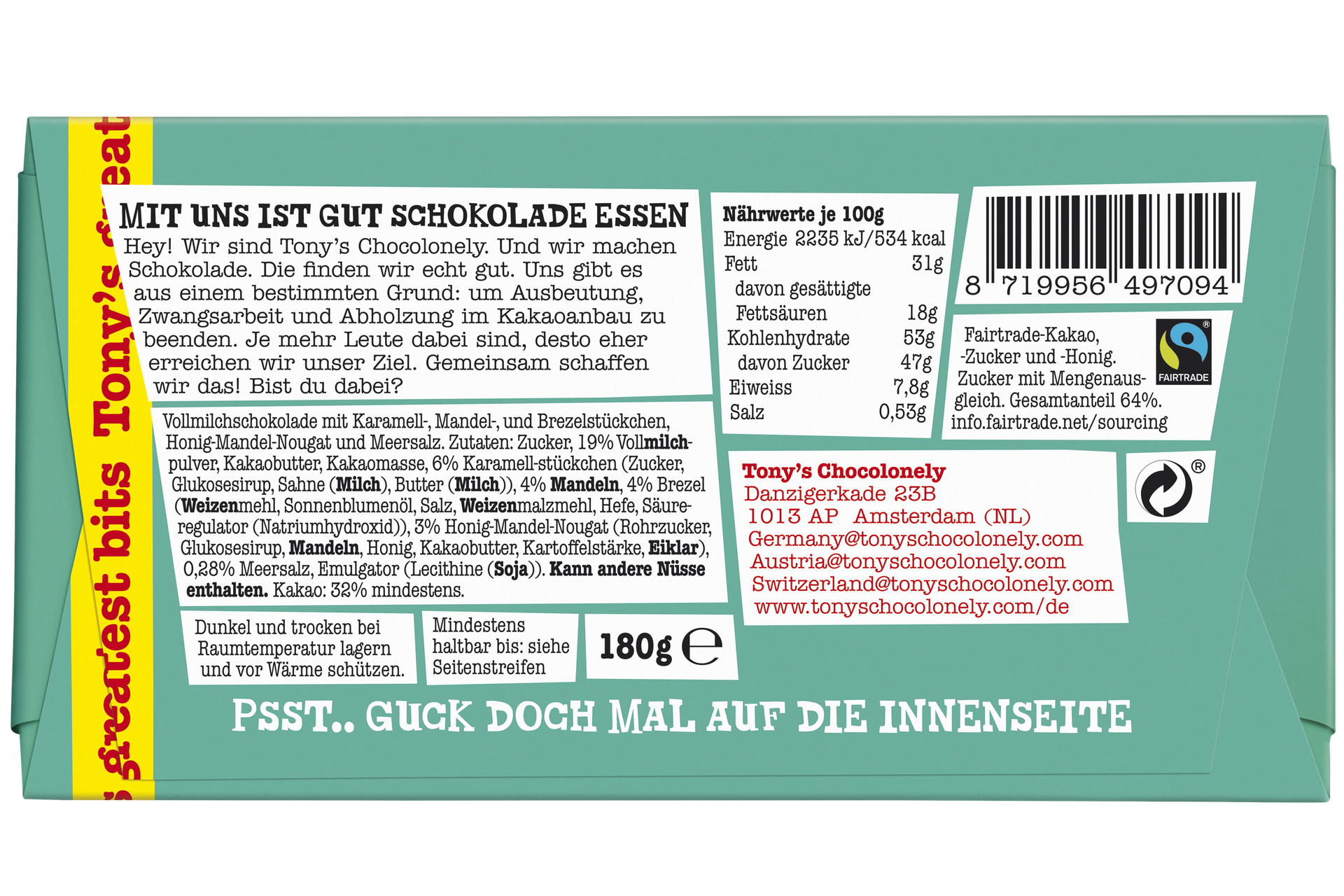 Rückenansicht Packung