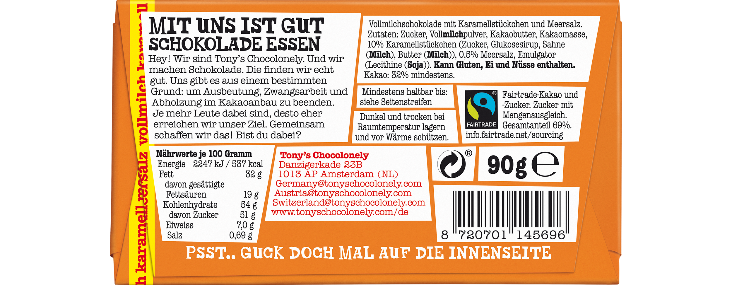 Vollmilch Karamell Meersalz
