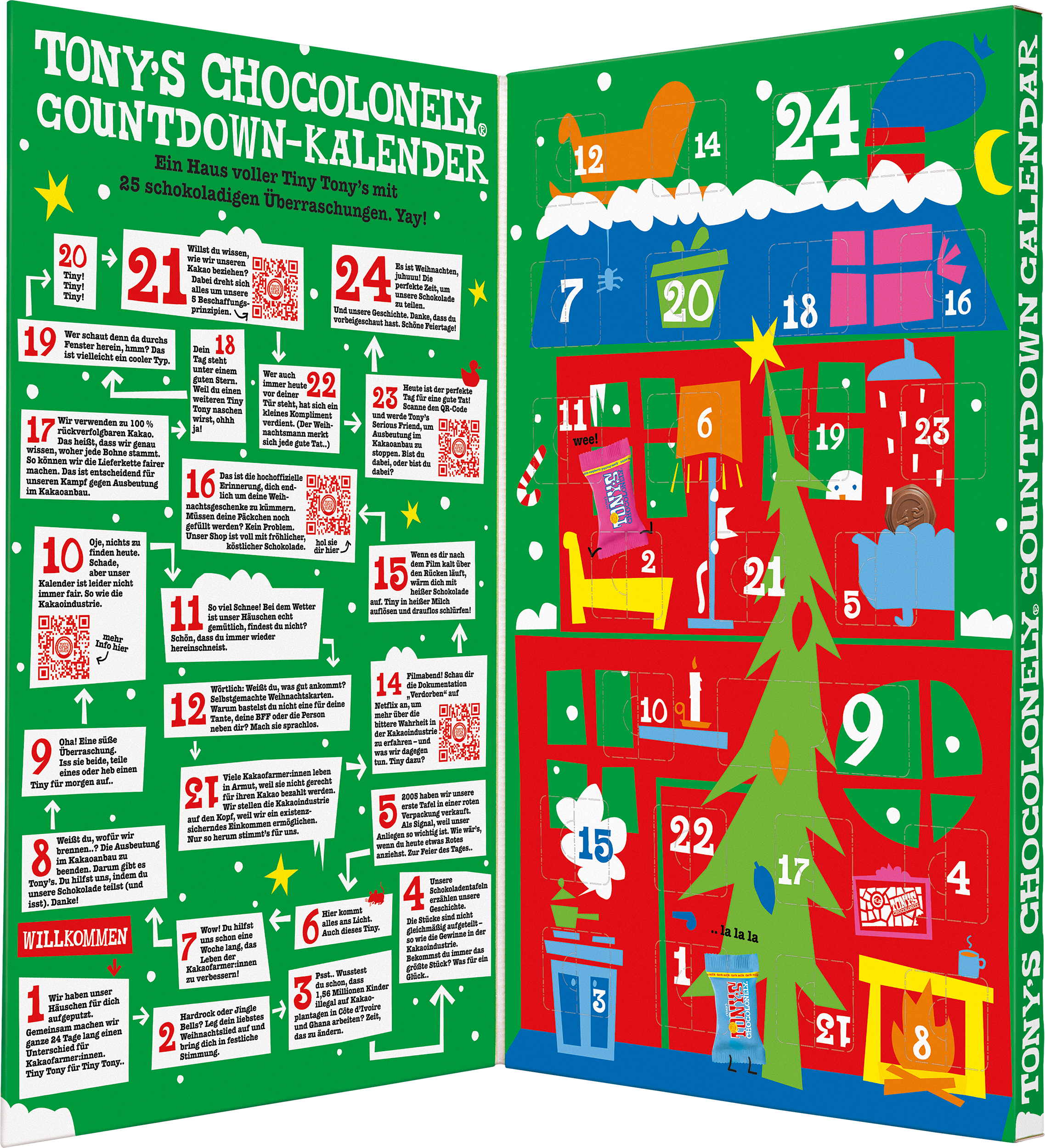 Countdown Kalender-Tonys Chocolonely Austria