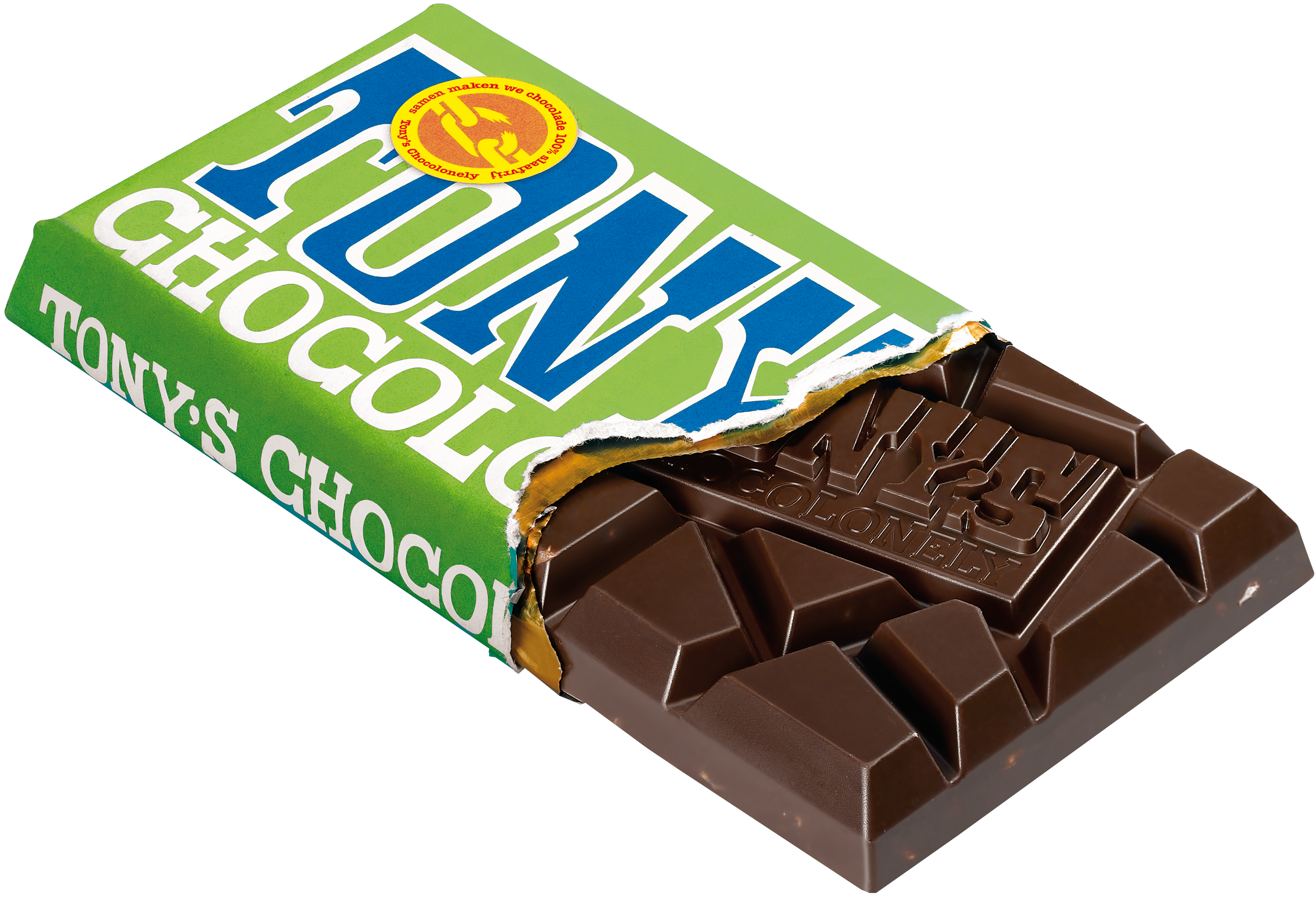 Zartbitterschokolade 51% Mandel Meersalz-Tonys Chocolonely Austria